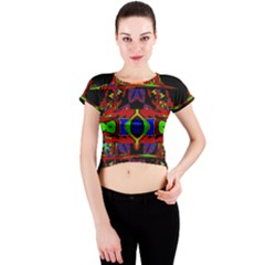 Uk,  (2),ujjoll Crew Neck Crop Top by MRTACPANS