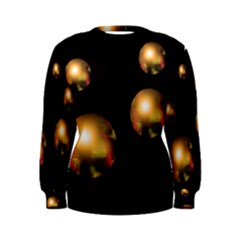 Golden Pearls Women s Sweatshirt by Valentinaart