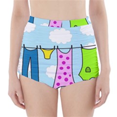 Laundry High-waisted Bikini Bottoms