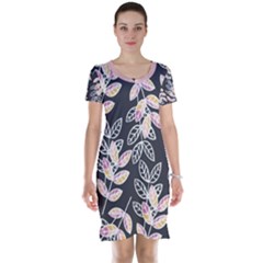 Winter Foliage Short Sleeve Nightdress