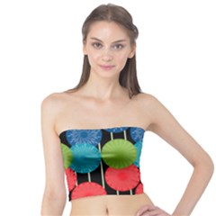 Vibrant Retro Pattern Tube Top