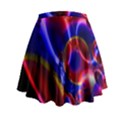 Pink Blue And Red Globe Mini Flare Skirt View2
