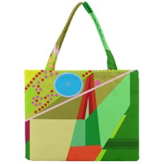 Colorful Abstraction Mini Tote Bag by Valentinaart