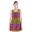 Carpe Diem In Rainbows Scoop Neck Skater Dress View1