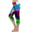 Sunny day Capri Yoga Leggings View2