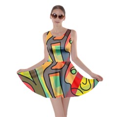 Colorful Dream Skater Dress by Valentinaart