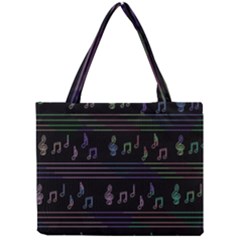 Music Pattern Mini Tote Bag by Valentinaart