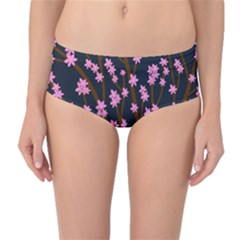 Japanese tree  Mid-Waist Bikini Bottoms