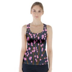 Japanese tree  Racer Back Sports Top