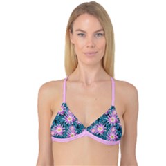 Whimsical Garden Reversible Tri Bikini Top