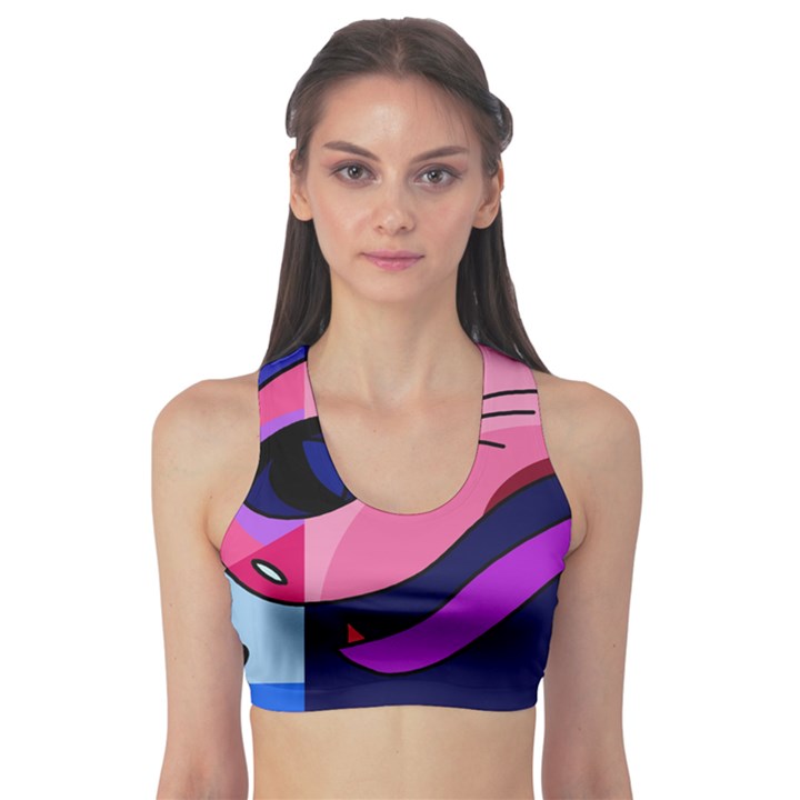 Strange love Sports Bra