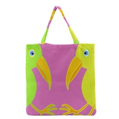 Parrots Grocery Tote Bag by Valentinaart