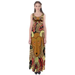 Billy Goat Empire Waist Maxi Dress by Valentinaart