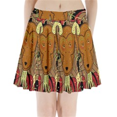 Billy Goat Pleated Mini Skirt