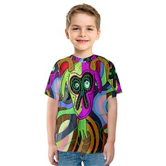 Colorful Goat Kid s Sport Mesh Tee