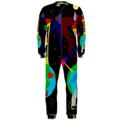 Colorful Universe Onepiece Jumpsuit (men)  by Valentinaart