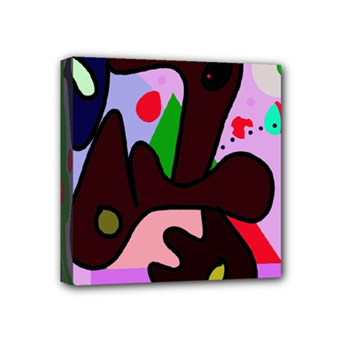 Decorative Abstraction Mini Canvas 4  X 4  by Valentinaart