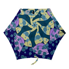 Whale Mini Folding Umbrellas by Valentinaart