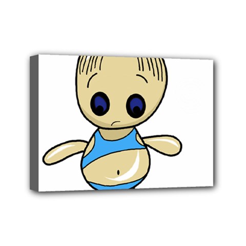 Cute Boy Mini Canvas 7  X 5  by Valentinaart