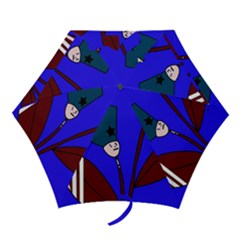 Soldier Flowers  Mini Folding Umbrellas by Valentinaart