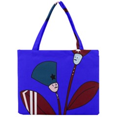 Soldier Flowers  Mini Tote Bag by Valentinaart