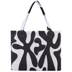 Black and white dance Mini Tote Bag