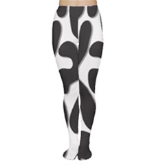 Black and white dance Women s Tights