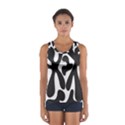 Black and white dance Women s Sport Tank Top  View1