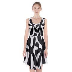 Black and white dance Racerback Midi Dress