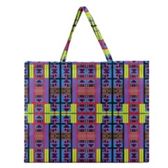 Home Ina House Zipper Large Tote Bag by MRTACPANS