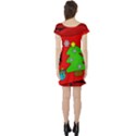 Christmas sock Short Sleeve Skater Dress View2