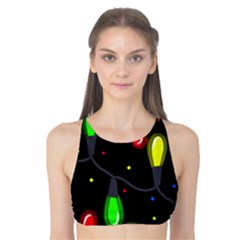 Christmas Light Tank Bikini Top by Valentinaart