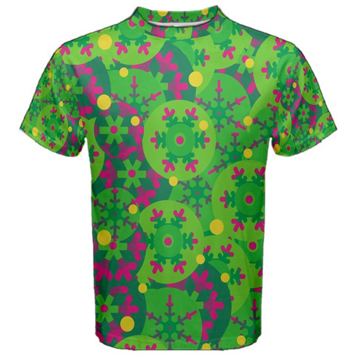 Christmas decor - green Men s Cotton Tee