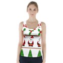 Christmas pattern Racer Back Sports Top View1