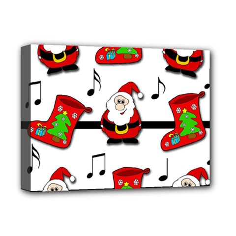 Christmas Song Deluxe Canvas 16  X 12   by Valentinaart