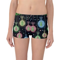 Christmas Balls - Pastel Boyleg Bikini Bottoms by Valentinaart