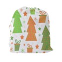 Christmas design - green and orange Drawstring Pouches (XXL) View2