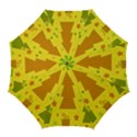 Christmas design - yellow Golf Umbrellas View1