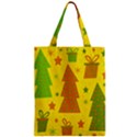 Christmas design - yellow Zipper Classic Tote Bag View1