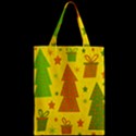 Christmas design - yellow Zipper Classic Tote Bag View2