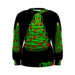 Christmas Tree Women s Sweatshirt by Valentinaart