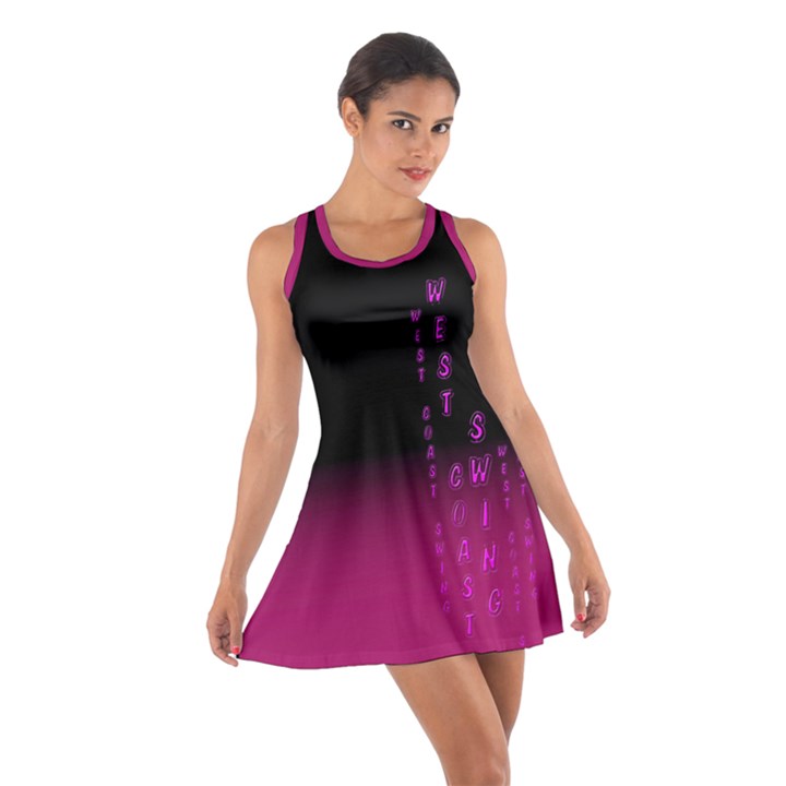 WCS - PINK PURPLE Cotton Racerback Dress