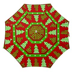 Christmas Trees Pattern Straight Umbrellas