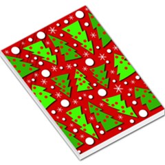 Twisted Christmas Trees Large Memo Pads by Valentinaart