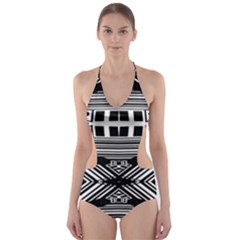 Si Ber Linx Cut-out One Piece Swimsuit by MRTACPANS