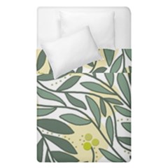 Green Floral Pattern Duvet Cover (single Size)