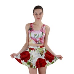 Red Roses Mini Skirt