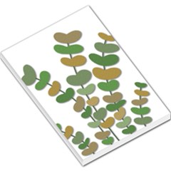 Green Decorative Plant Large Memo Pads by Valentinaart
