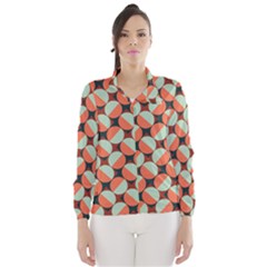 Modernist Geometric Tiles Wind Breaker (women) by DanaeStudio