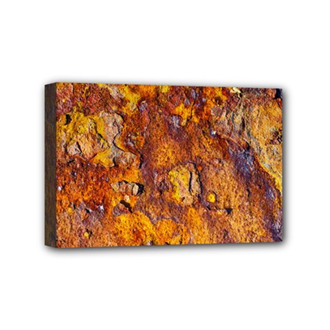 Rusted Metal Surface Mini Canvas 6  X 4  by igorsin